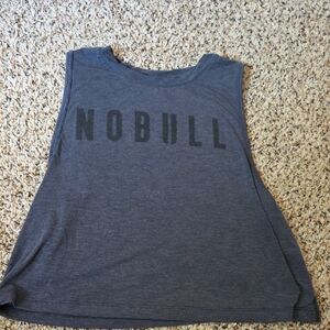 NOBULL Gray Boxy Muscle Tee Sleeveless Relaxed